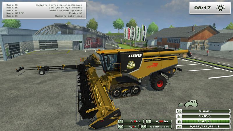 CLAAS LEXION 780 TT CAT MULTIFRUIT PACK V 1.0