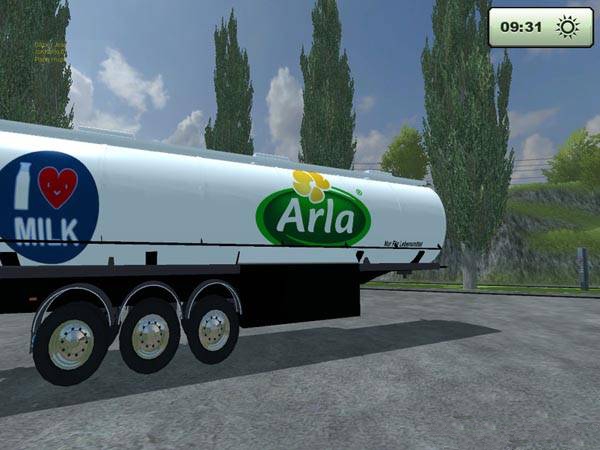Milchtrailer Arla
