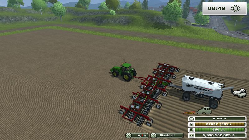 BOURGAULT SEEDING FERTILIZATION SYSTEM V 1.1