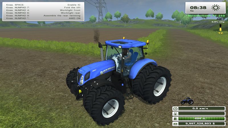 NEW HOLLAND T7 210 V 1.0 (MOREREALISTIC)