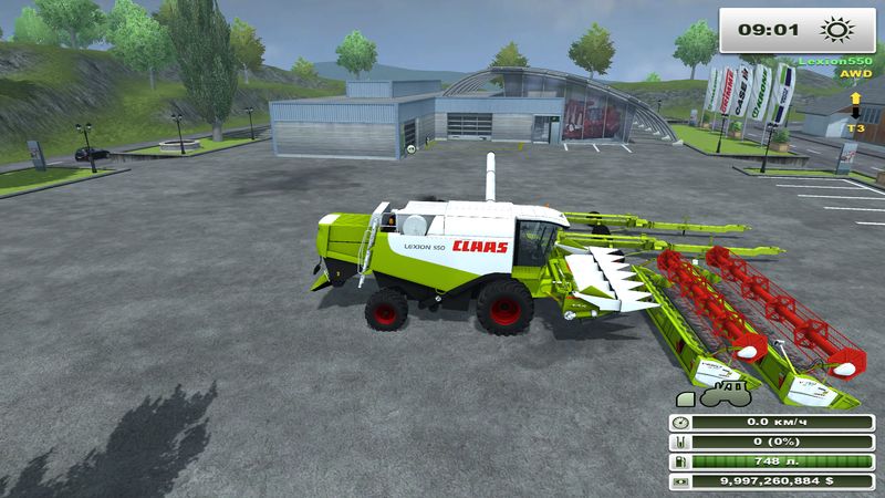 CLAAS LEXION 550 V 3.3 (MOREREALISTIC)