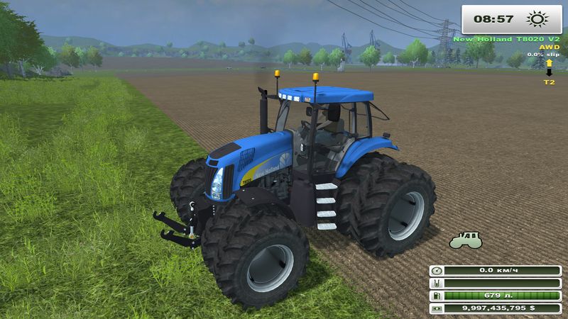 NEW HOLLAND T8020 V 2.0 (MOREREALISTIC)