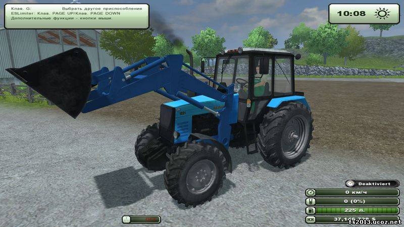 MTZ 1221 FL V1.0 + Ковш