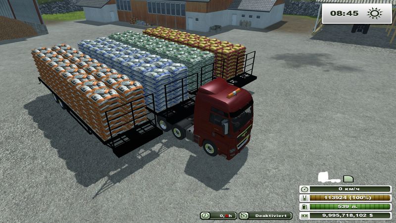 FLATEBED REFILLABLE SEED TRAILER V 1.1
