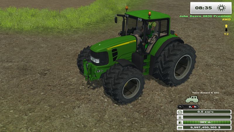 JOHN DEERE 6830P V 1.0 (MOREREALISTIC)