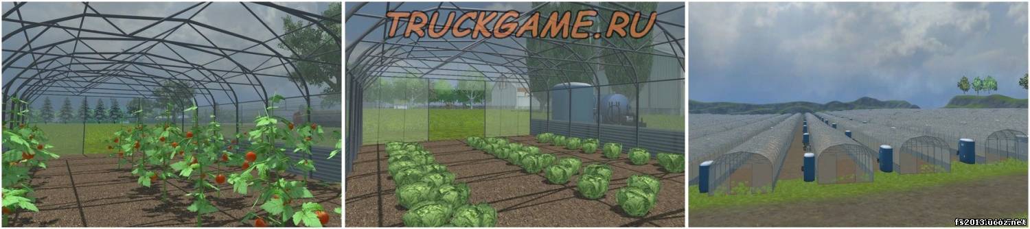 Мод "Greenhouse for lettuce and tomato v1.0"